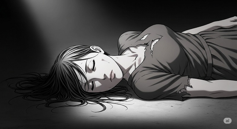 衝撃を与えた死体役の演技とは
