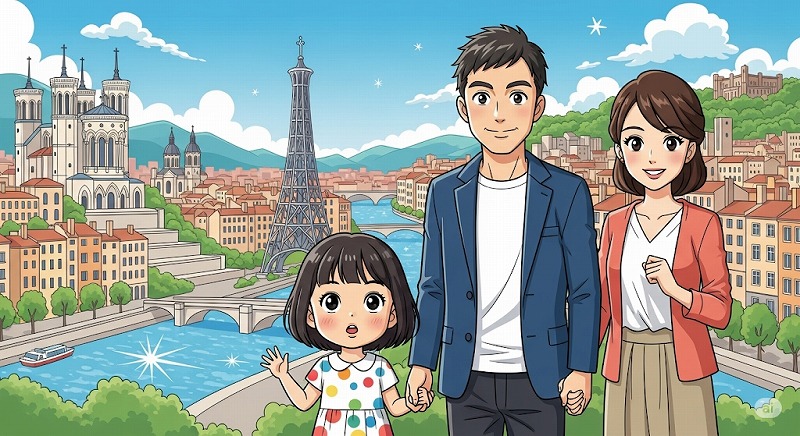 ハーフなの？フランス育ちの経歴