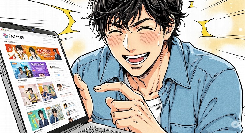 最新情報は公式ファンクラブでチェック