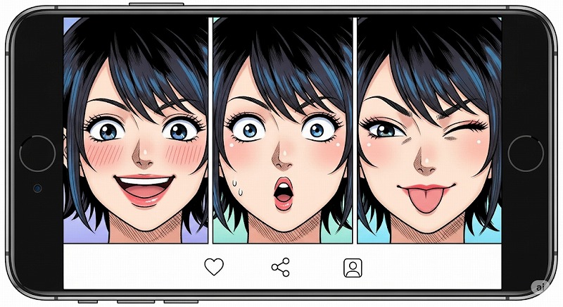 インスタグラムで見せる様々な表情