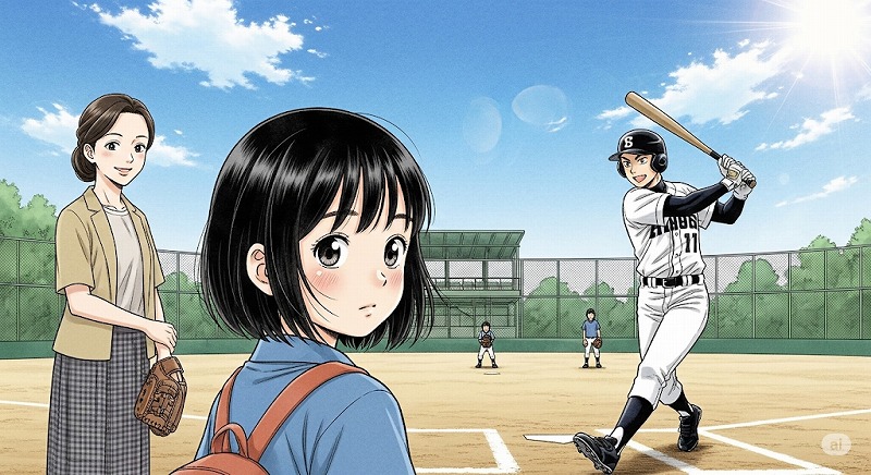 野球のきっかけとなった兄と母親