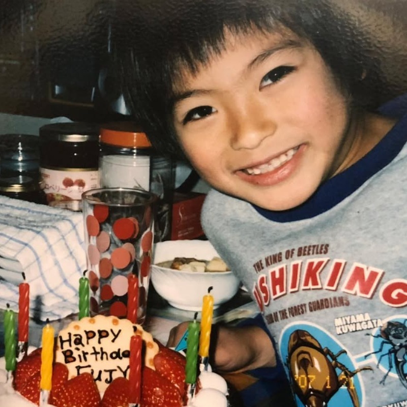 神尾楓珠が8歳の誕生日の写真