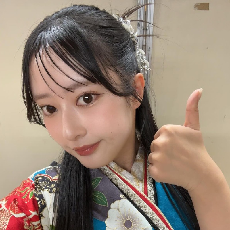 国本梨紗の和装姿の画像